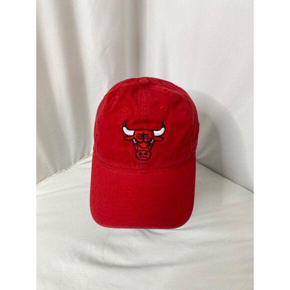 Adidas Chicago Bulls Hat Red Cotton Easy Adjustable NBA Adult One Size - Picture 3 of 12